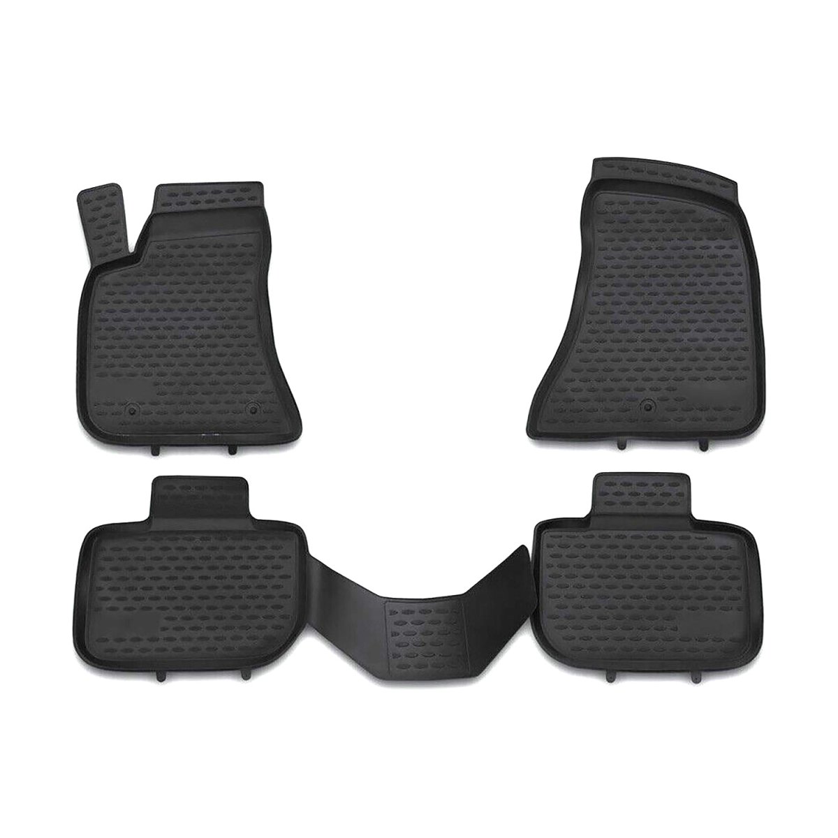Chrysler 300C Floor Mats - Omac - Rubber TPE - Black - 2011-2023